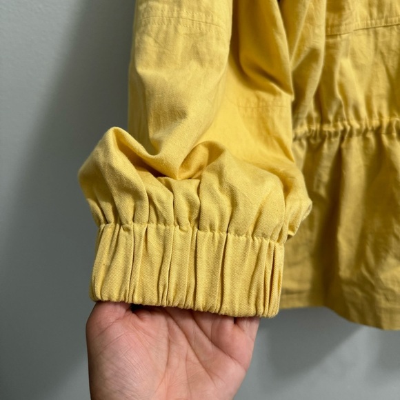 APIECE APART 100% Cotton Long Safari Jacket Buttery Yellow Size Large - Picture 4 of 15